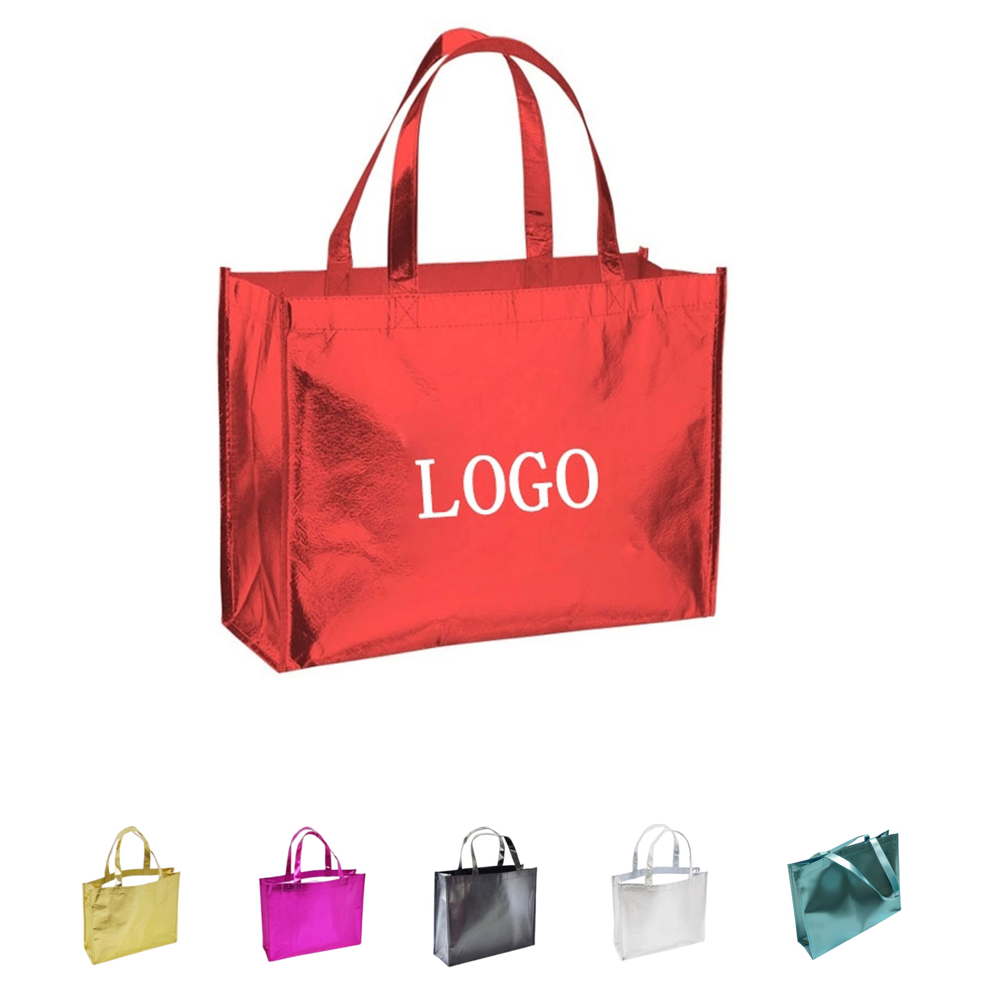 Metallic Surface Tote Bag 1