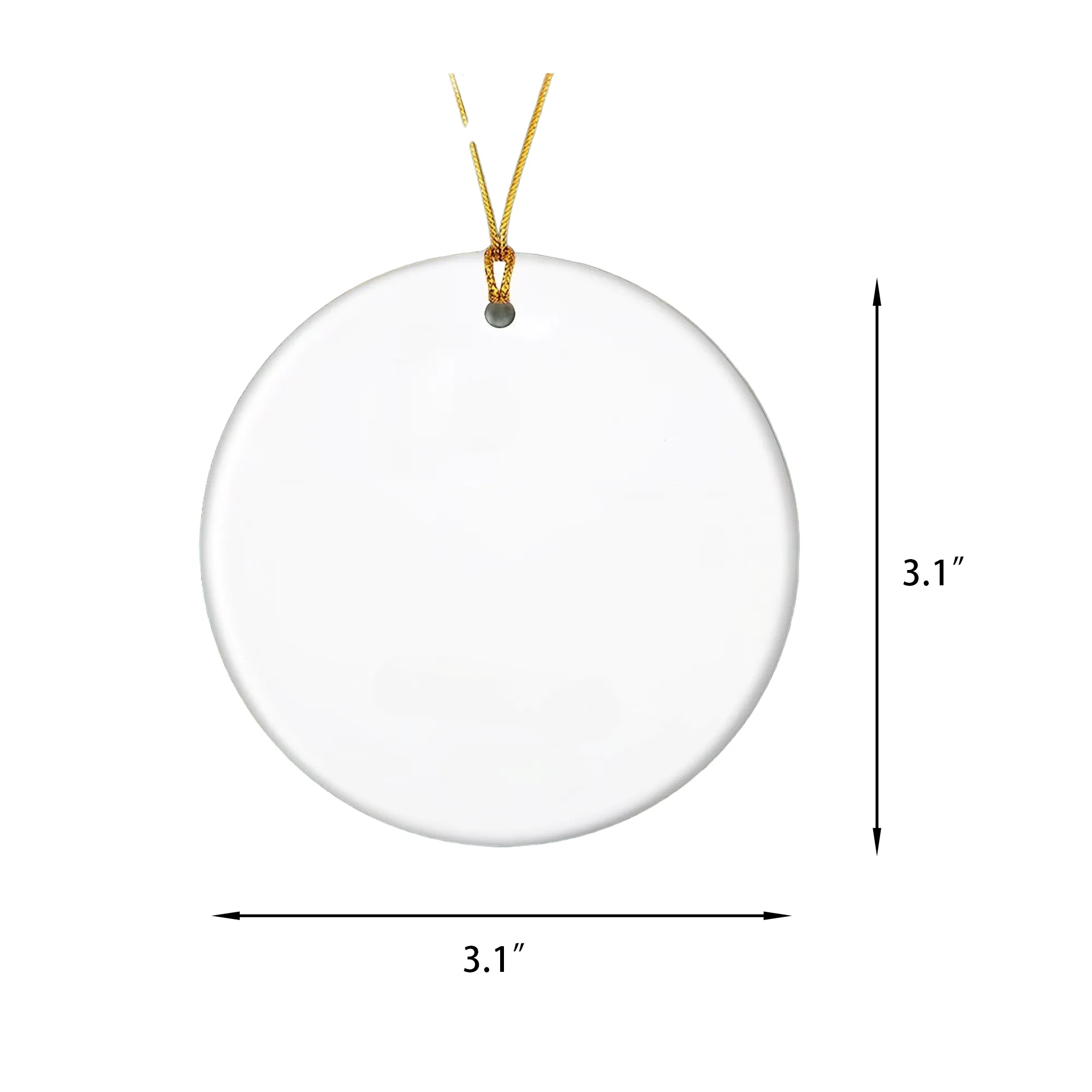 Acrylic Personalized Hanging Ornament 2