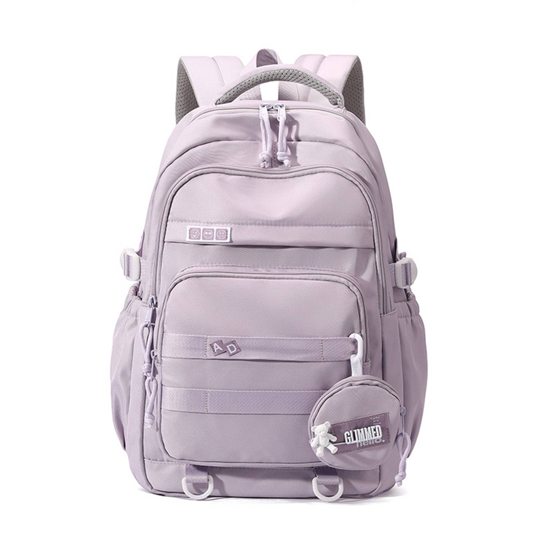 Nylon Travel Laptop Backpack College Bookbag 12