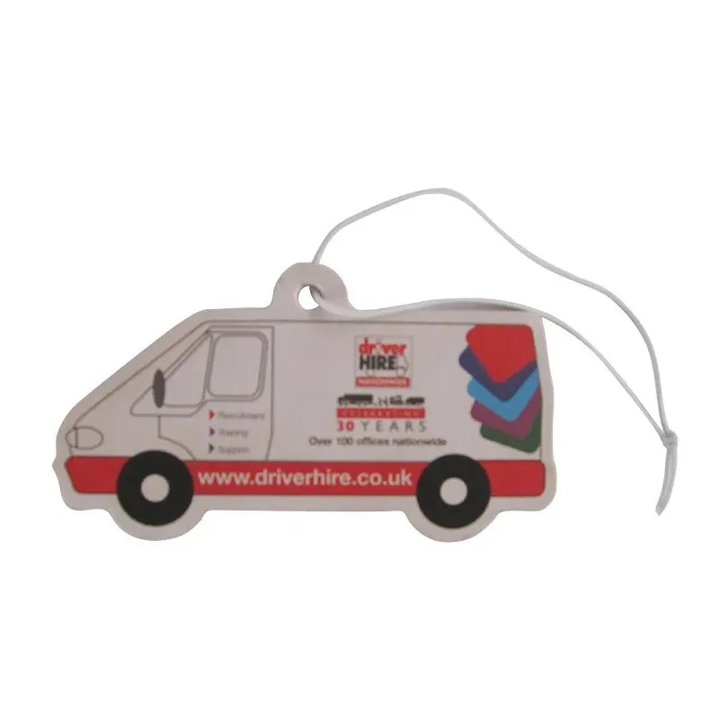 Custom Delivery Van Paper Air Freshener 5