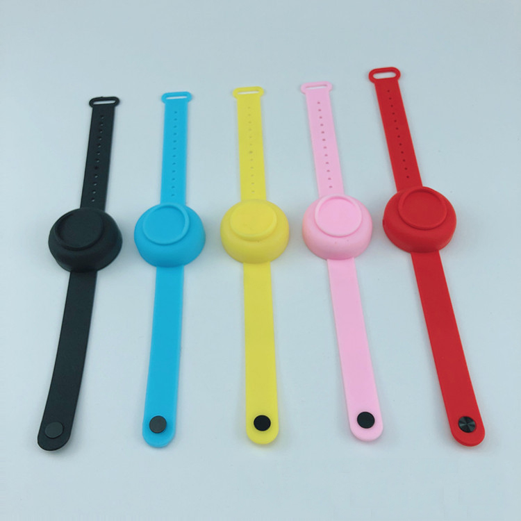 Hand Sanitizer Dispenser Silicone Wristbands 1