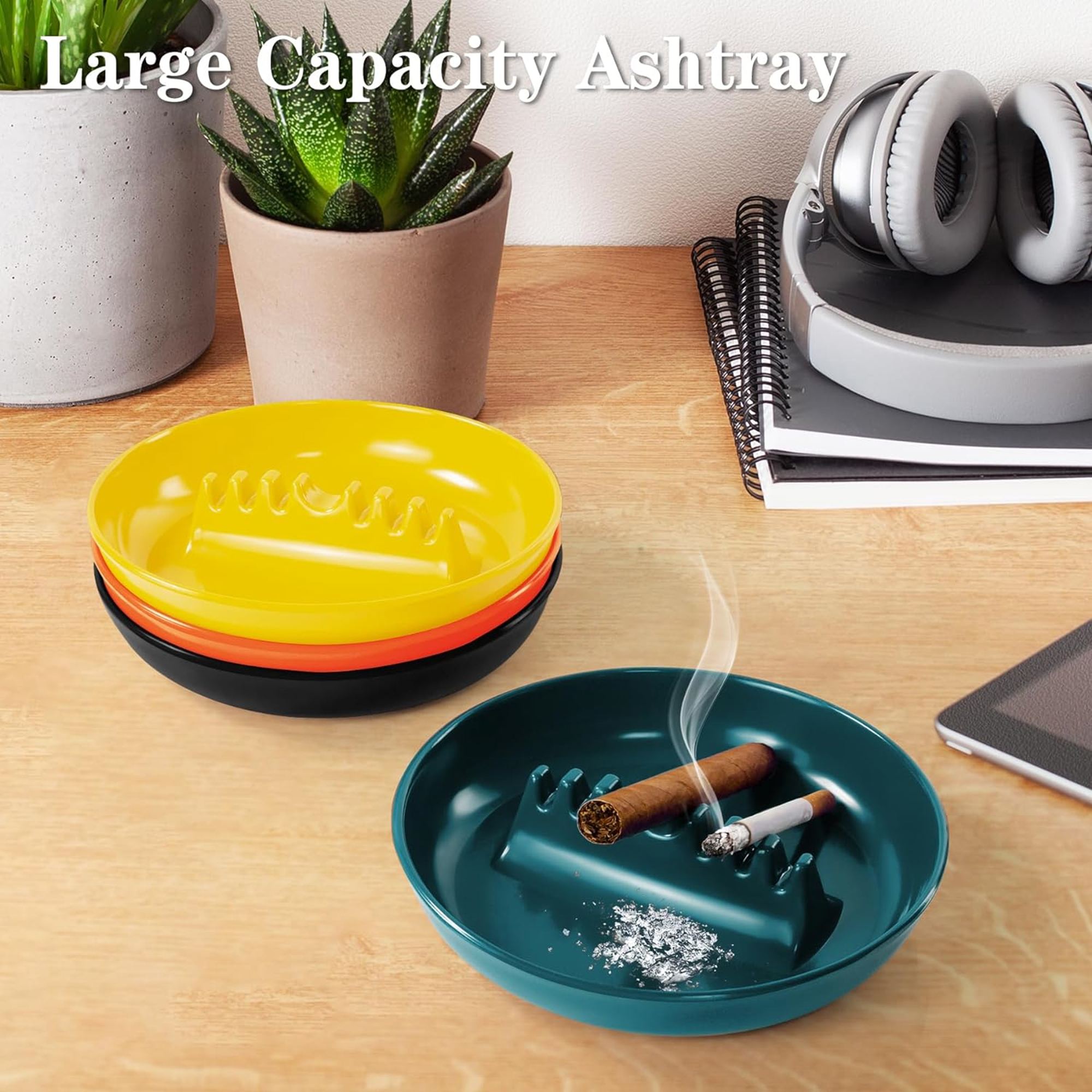 Plastic Ashtrays For Cigarettes And Cigars 2