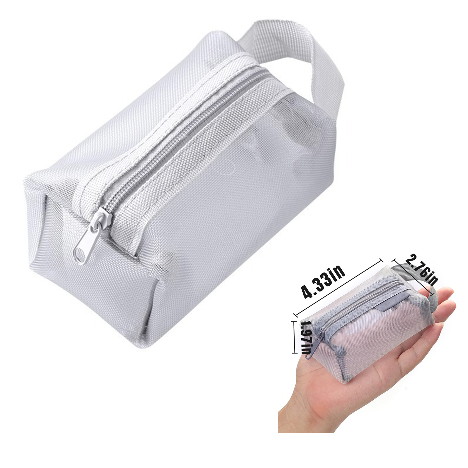 Portable Square Mesh Storage Bag 2