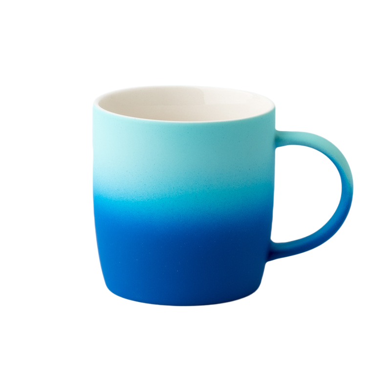 Custom 12 oz. Frosted Gradient Ceramic Mugs 2