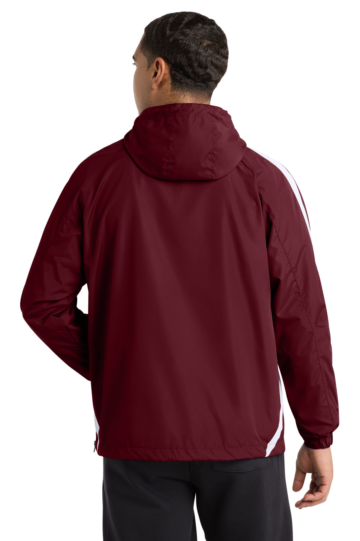 Sport-Tek Colorblock Raglan Anorak. JST63 11