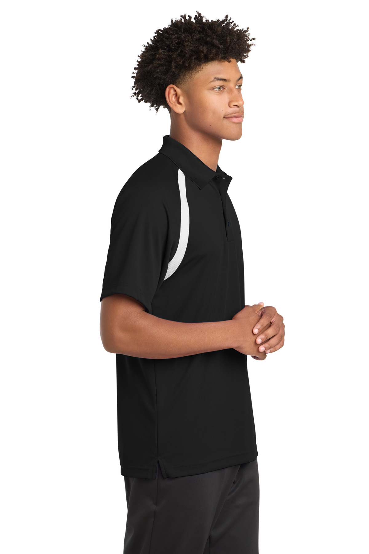 Sport-Tek Dry Zone Colorblock Raglan Polo. T476 37