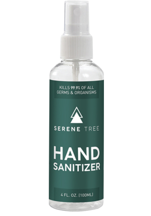 100 ml Serene Tree USA Hand Sanitizer Spray- 70% Alcohol 2