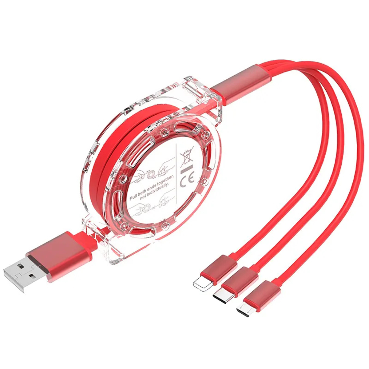 Durable 3 in 1 USB Charging Cable For Daily Carry 8