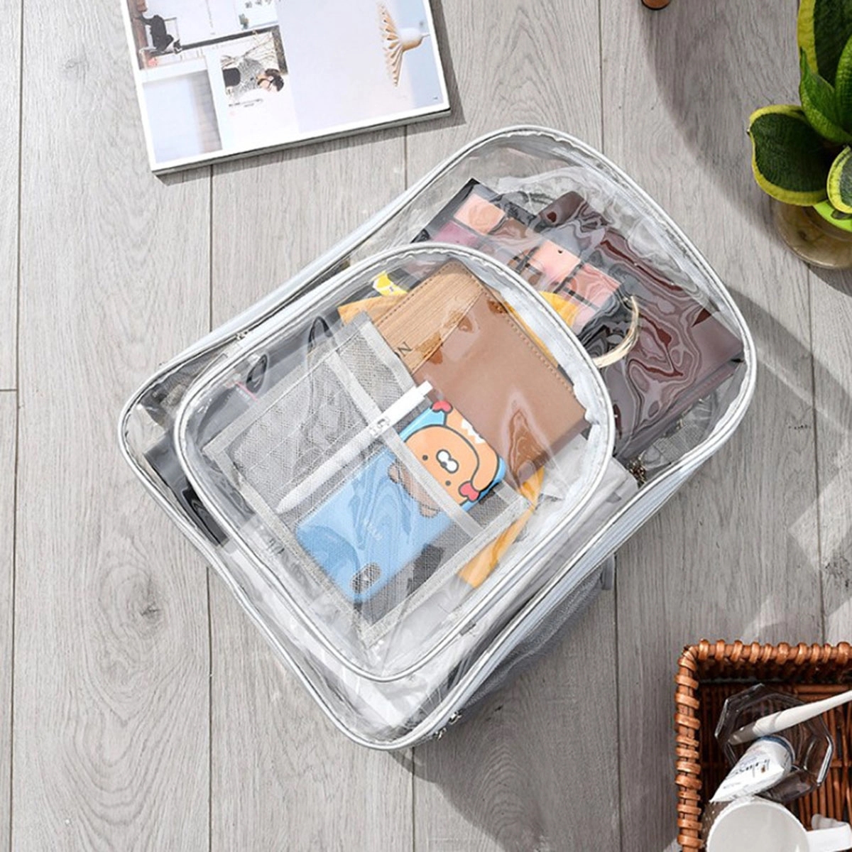 Clear Pvc Bookbags 5