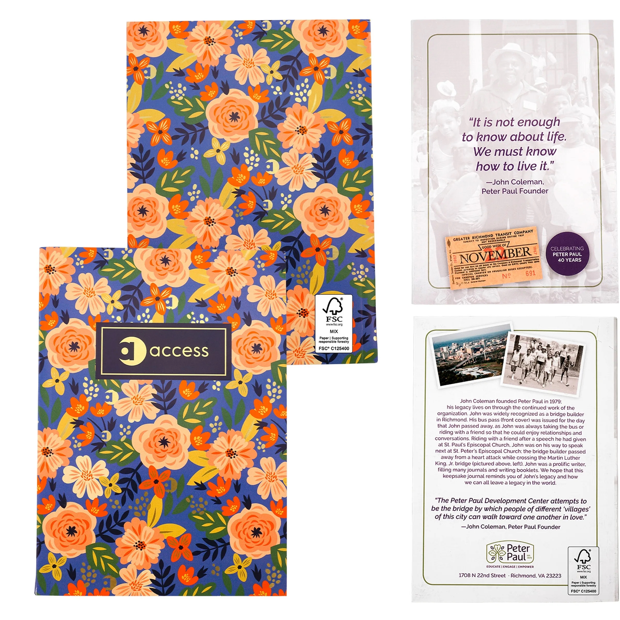 5" X 7" Perfect Paper Cover Notebook