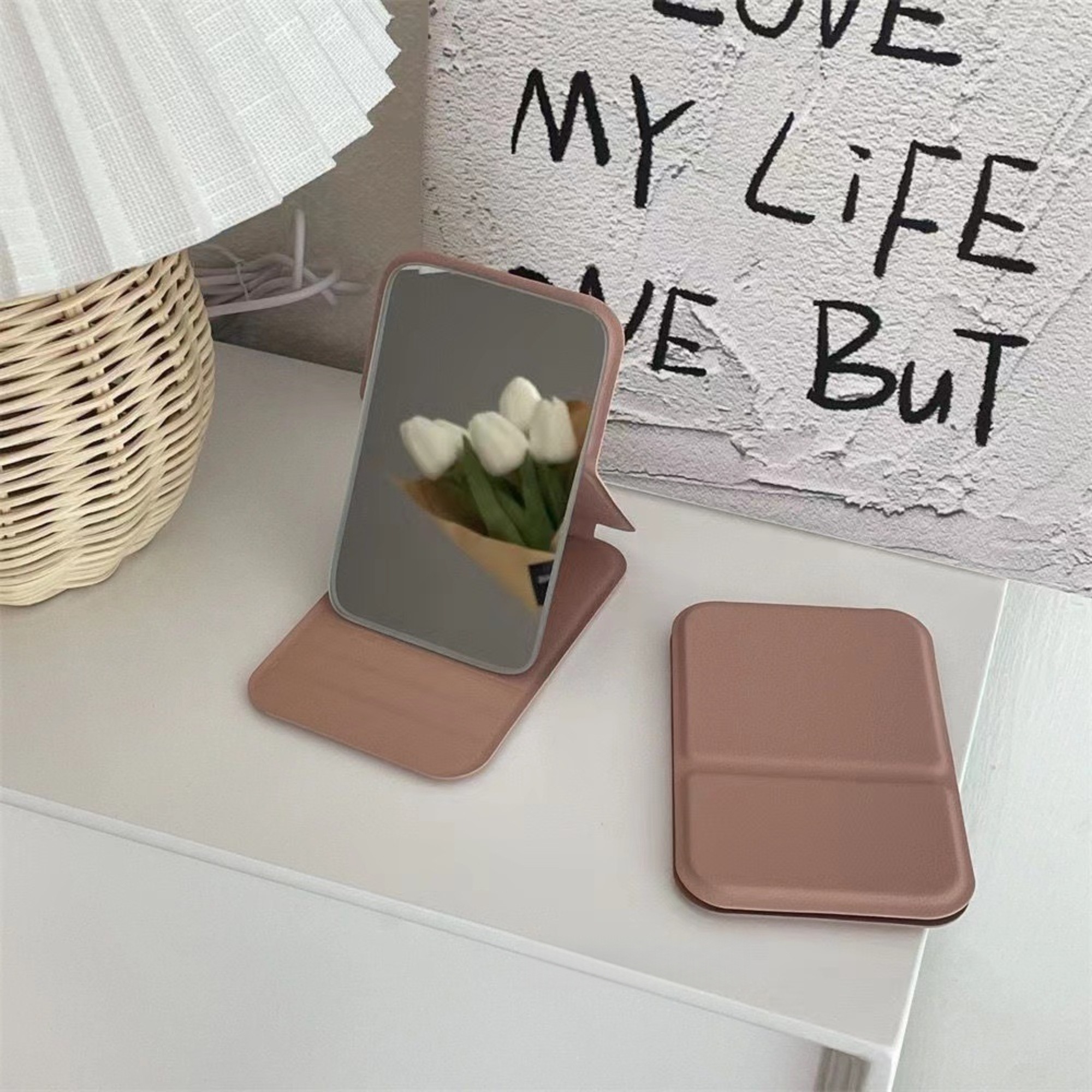 Portable foldable mini mirror 2