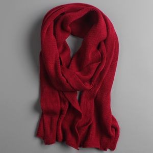 Imitation Cashmere Scarf In Solid Color 5