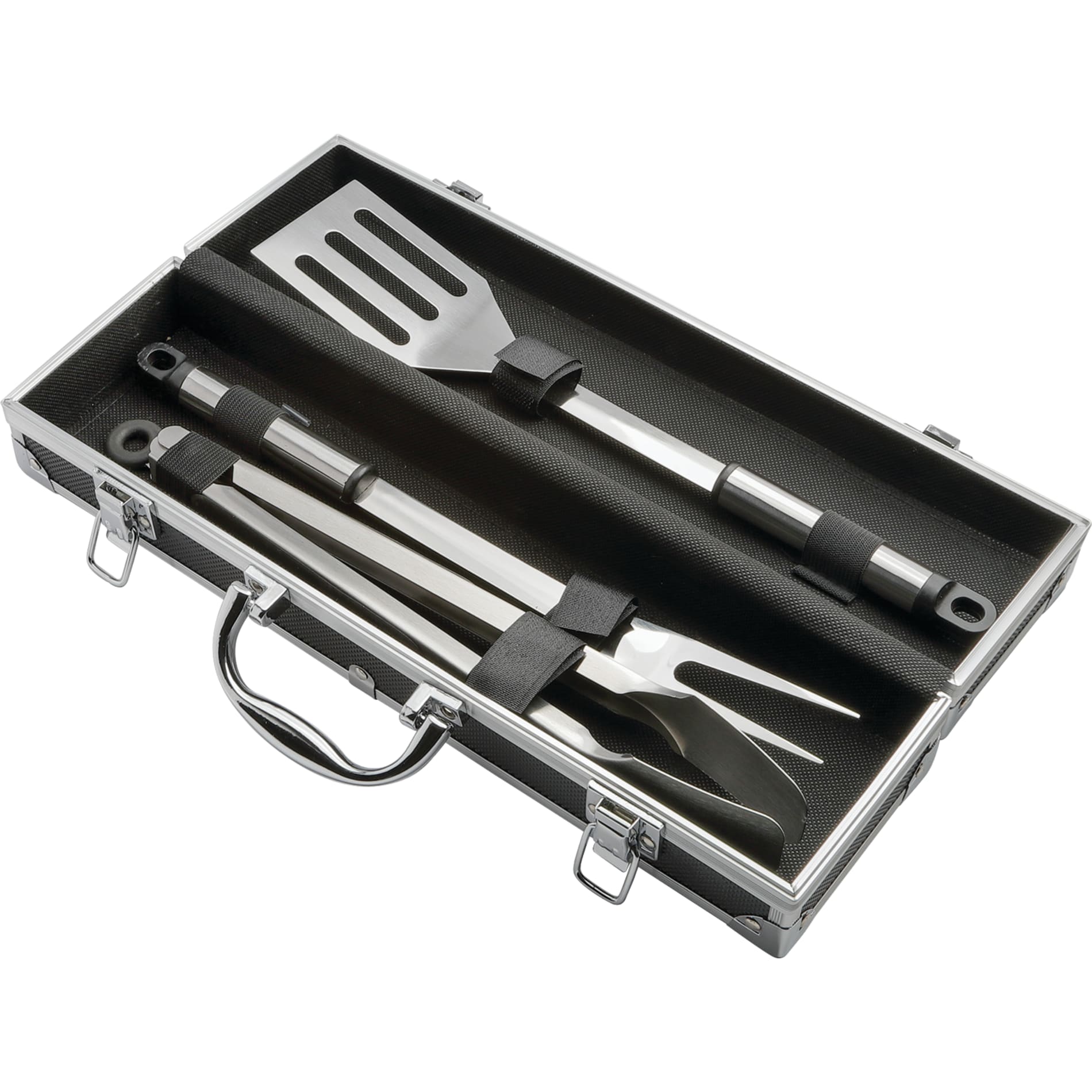 3 Piece BBQ set in Aluminum Case 13