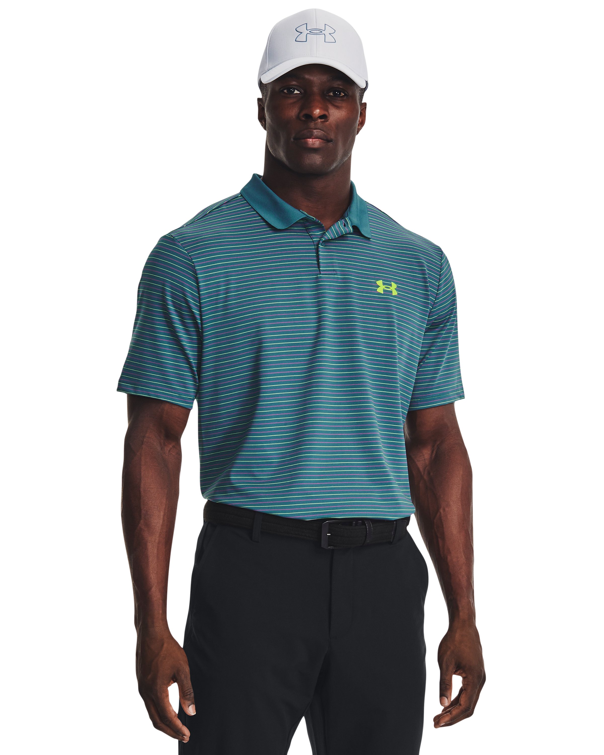 UA Matchplay Stripe Men's Polo 7