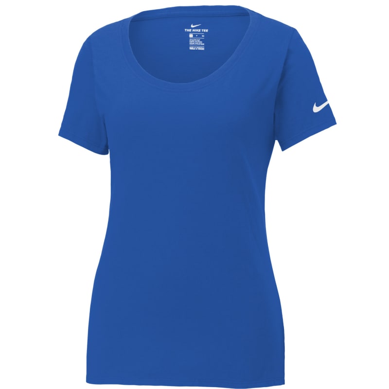 Nike Ladies Dri-FIT Cotton/Poly Scoop Neck Tee. 27