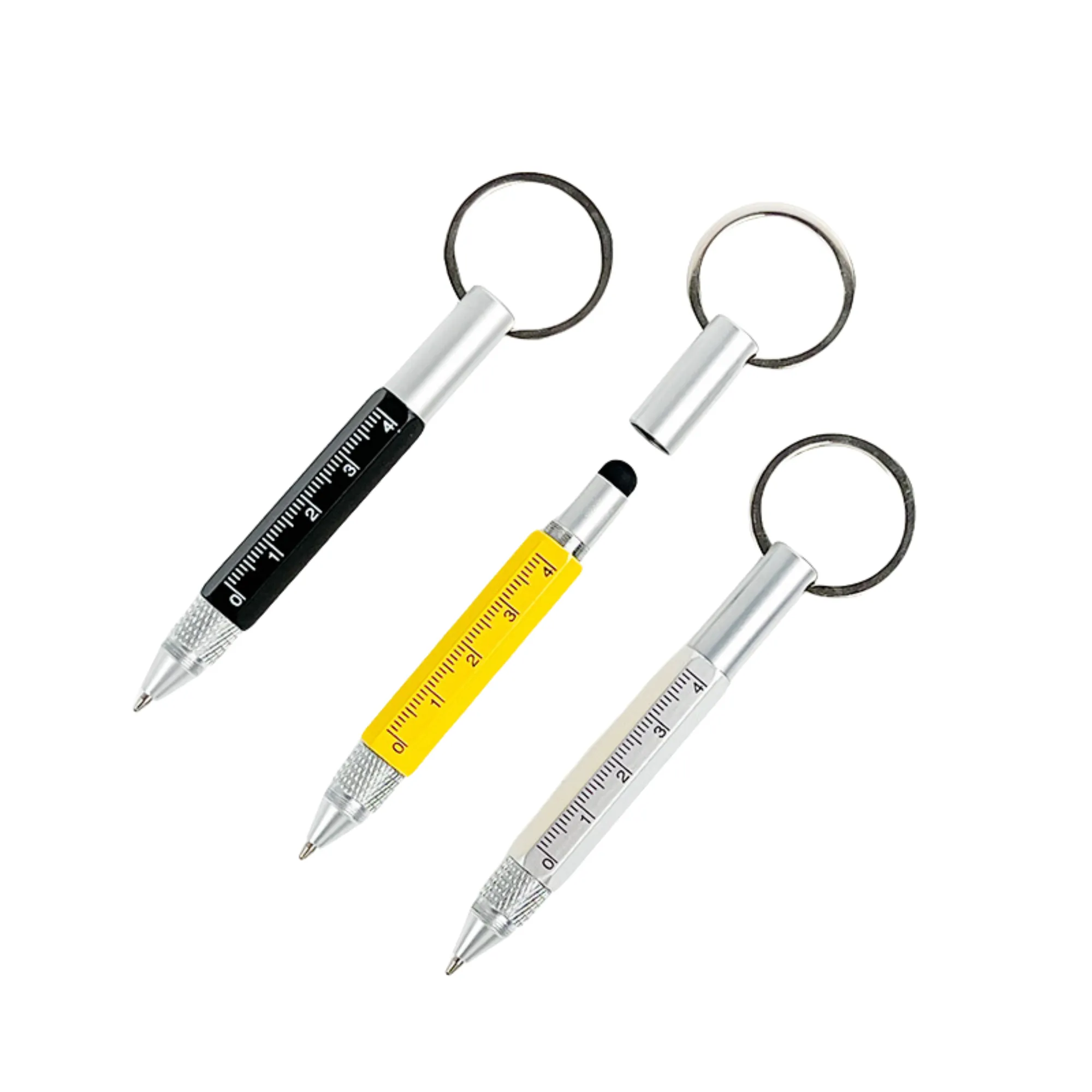 Multi-Purpose Mini Keychain Metal Ballpoint Pen 6