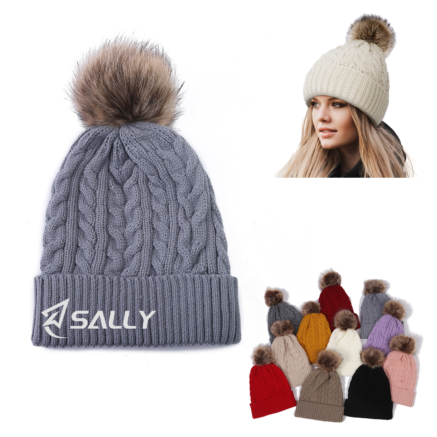 Stocking Caps With Ears Warm Hat 1