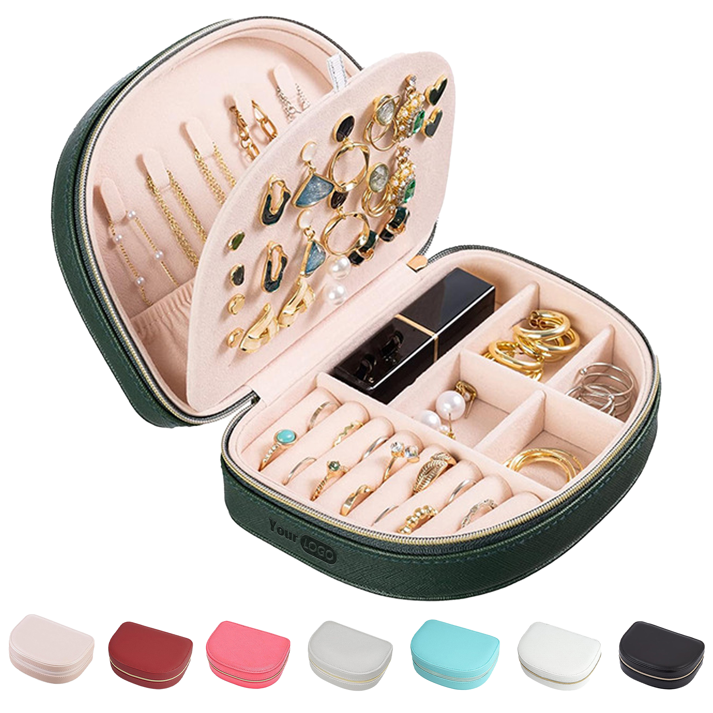 Pu Leather Compact Jewelry Travel Organizer ?C Stylish And Functional 3