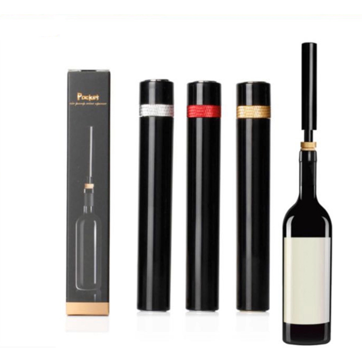 Travel Portable Pocket Air Pressure Pump Wine Bottle Opener 4