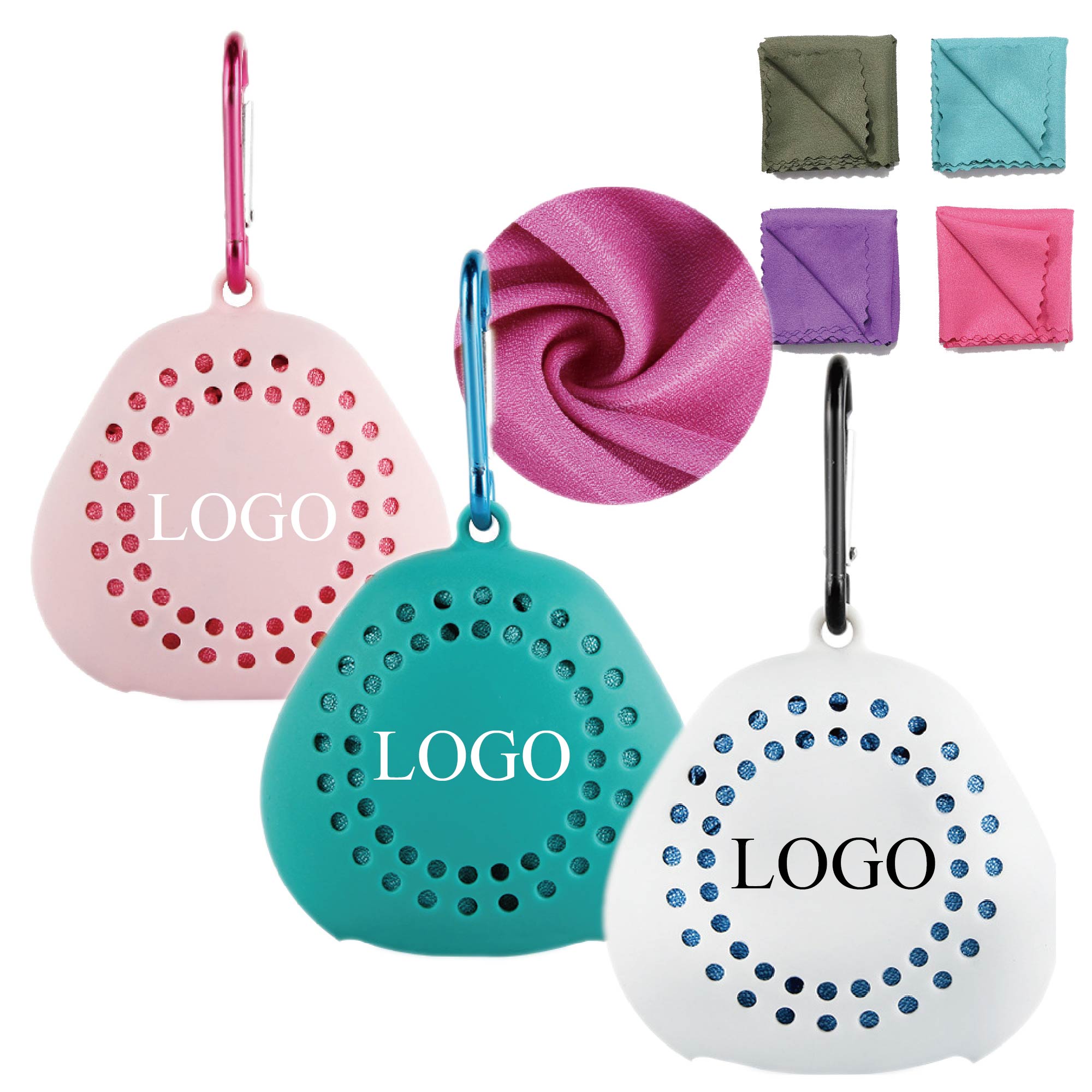 Silicone Case for Portable Microfiber Towel 2