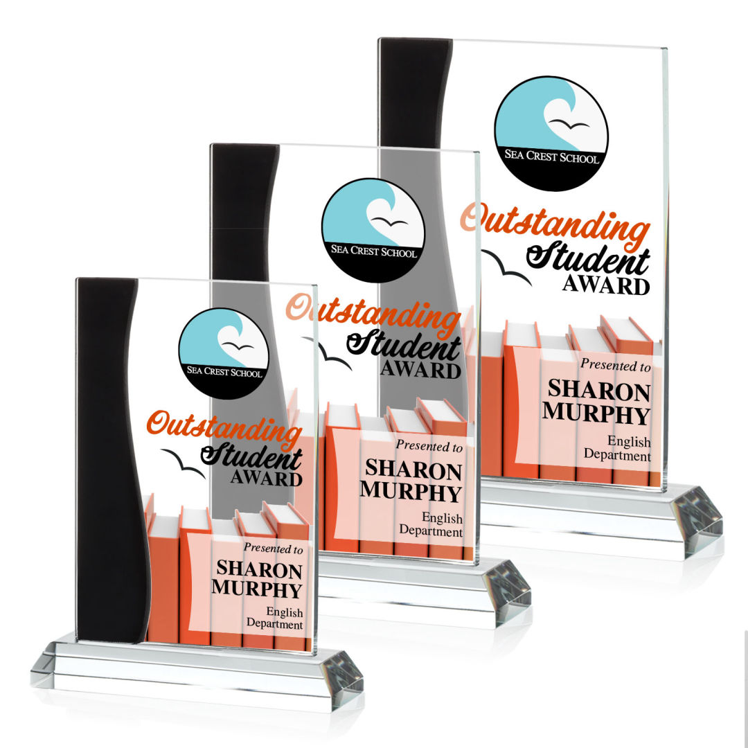 Landfield VividPrint™ Award - Black