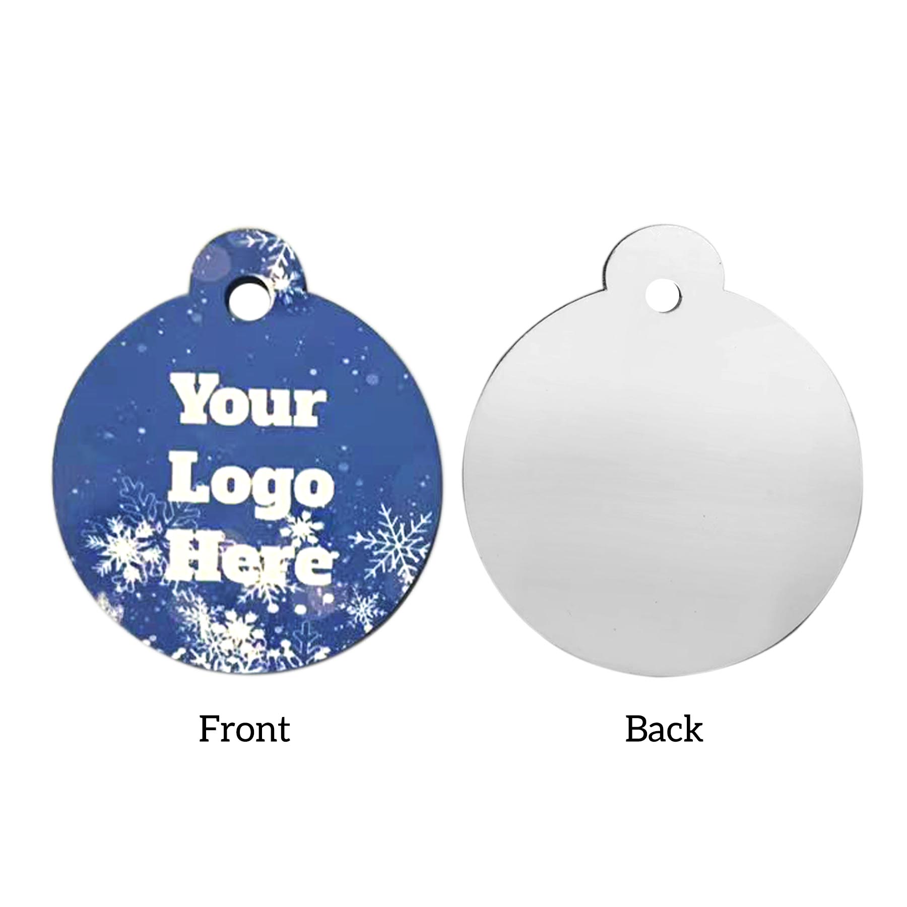 3" Full Color Christmas Ornament - Round 12