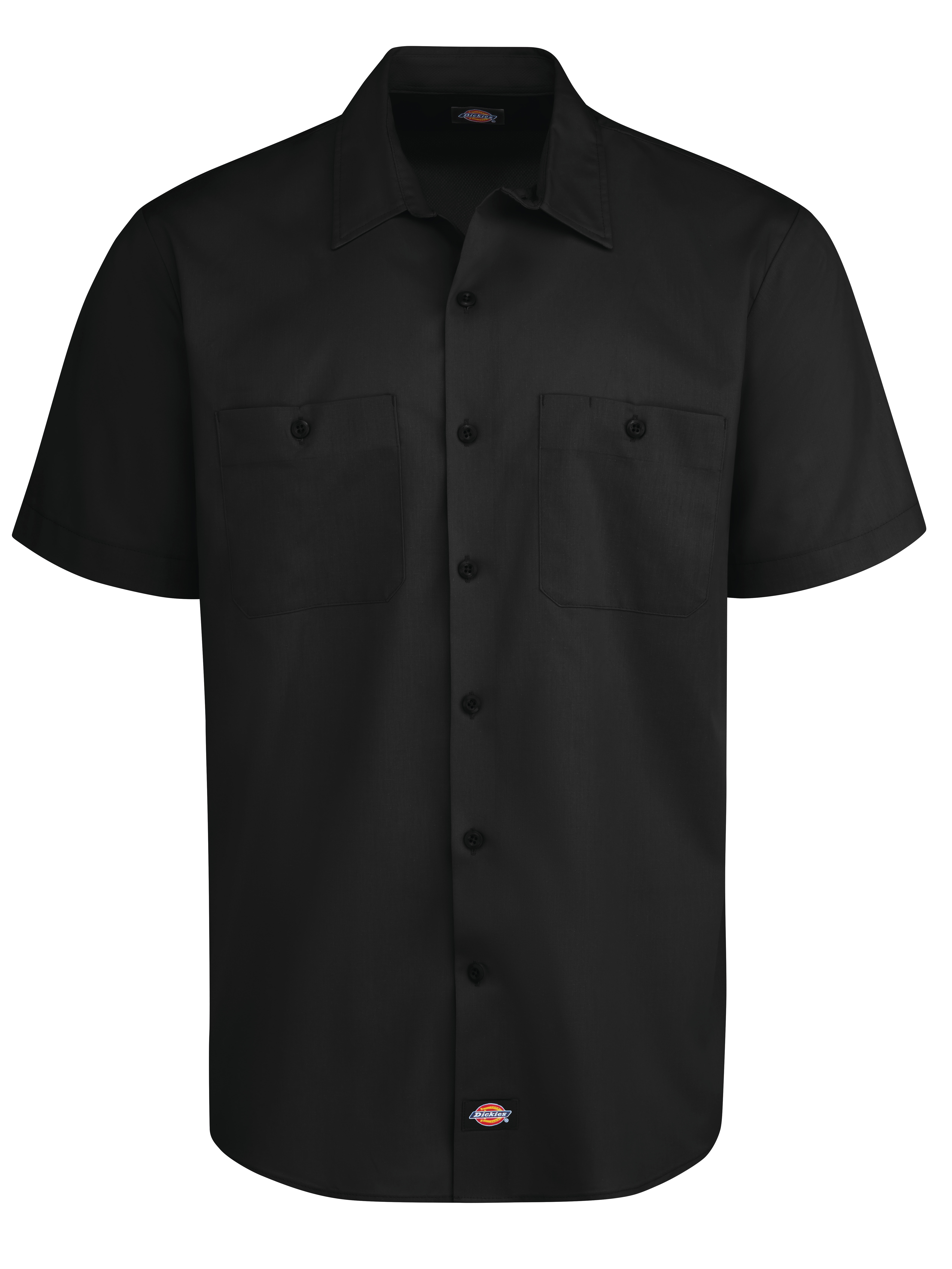 Dickies® Men's Industrial WorkTech Ventilated Short-Sleeve Work Shirt With Cooling Mesh 2
