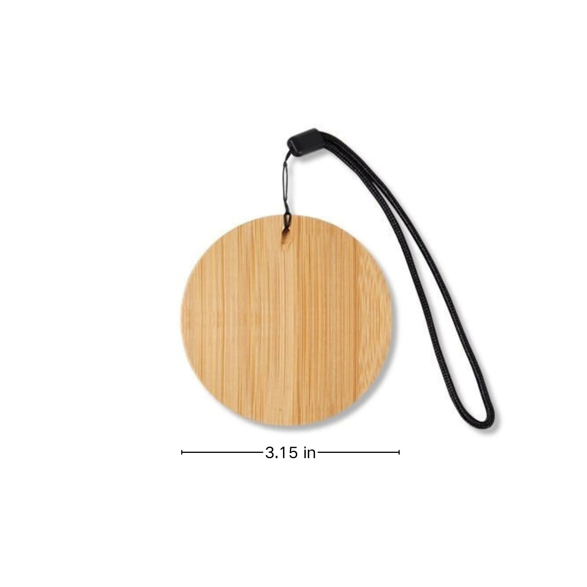 Bamboo Wood Data Cable Adapter Storage Case 2
