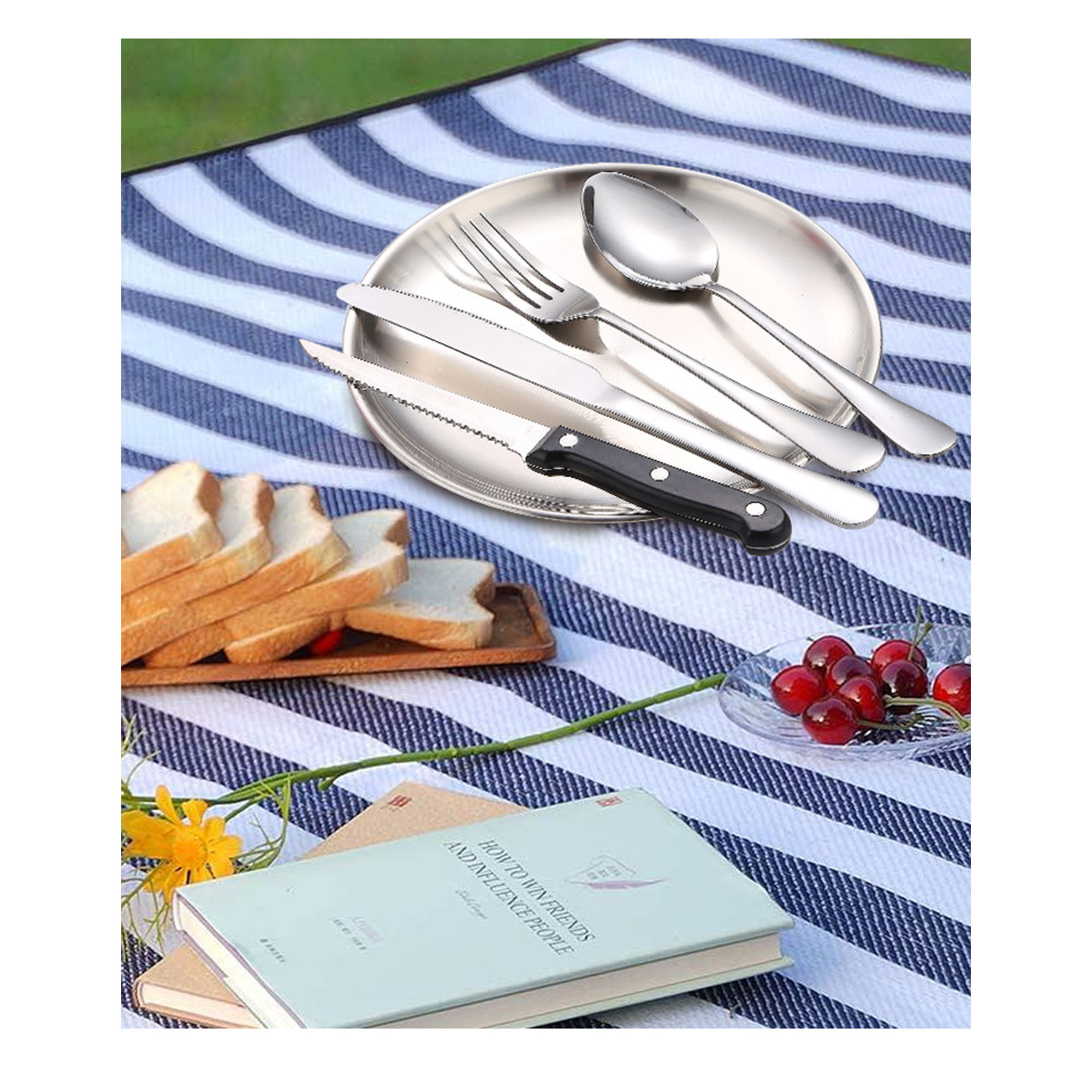 Portable Stainless Steel Outdoor Cutlery Set 1