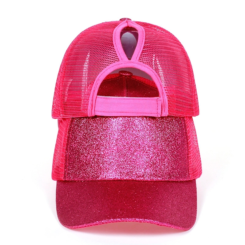 Glitter Ponytail Mesh Cap 6