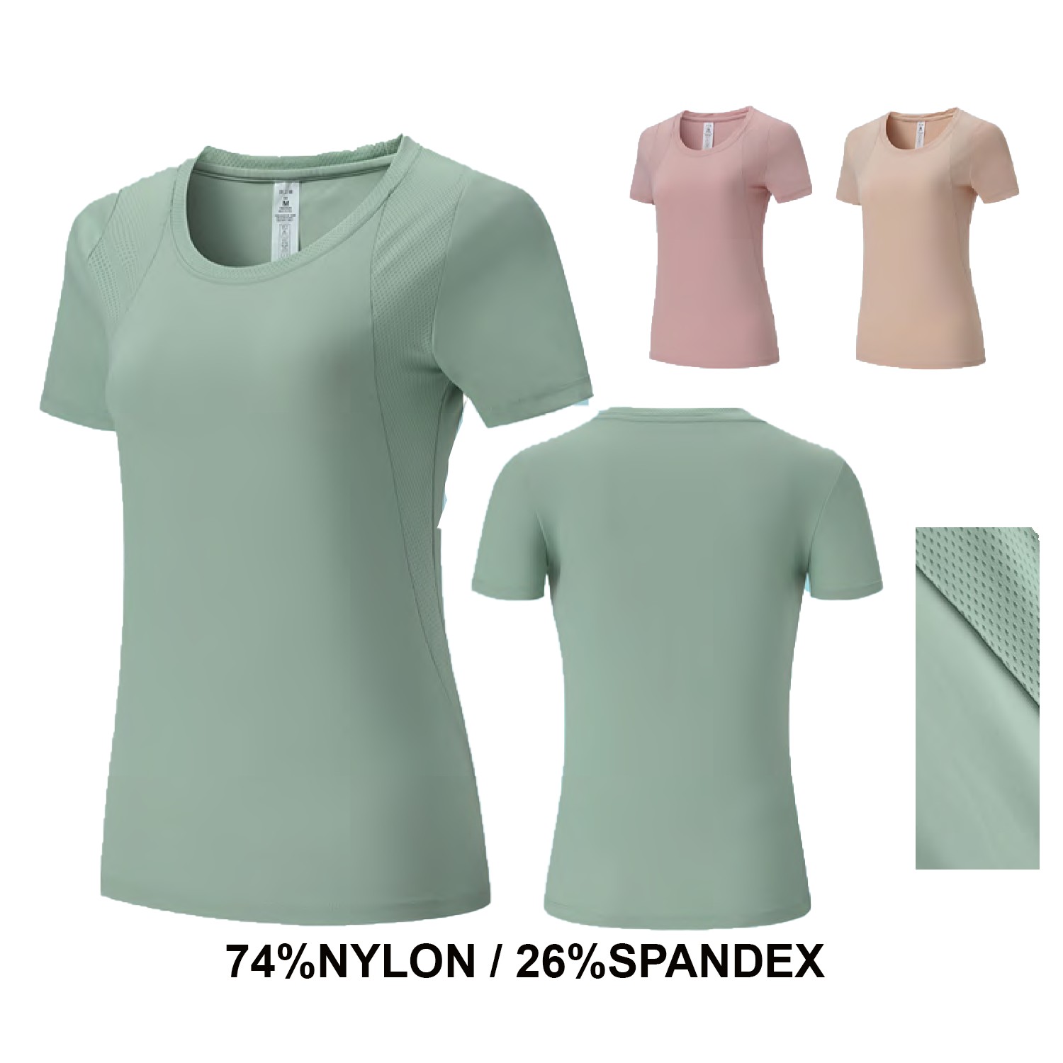 Women's Running Short Sleeve T-Shirt - Stock Style 5 1