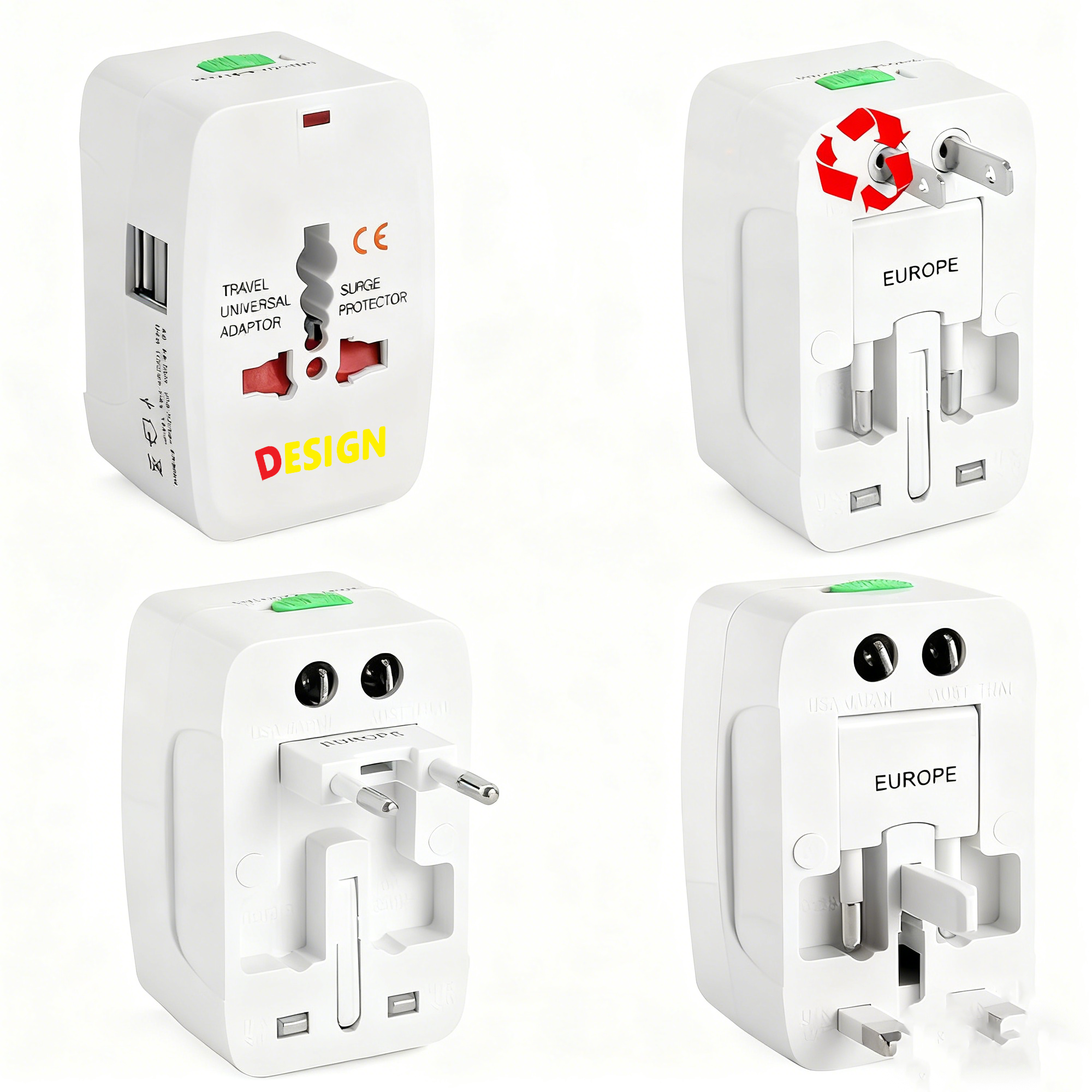 Universal Travel Converter Adapter 2