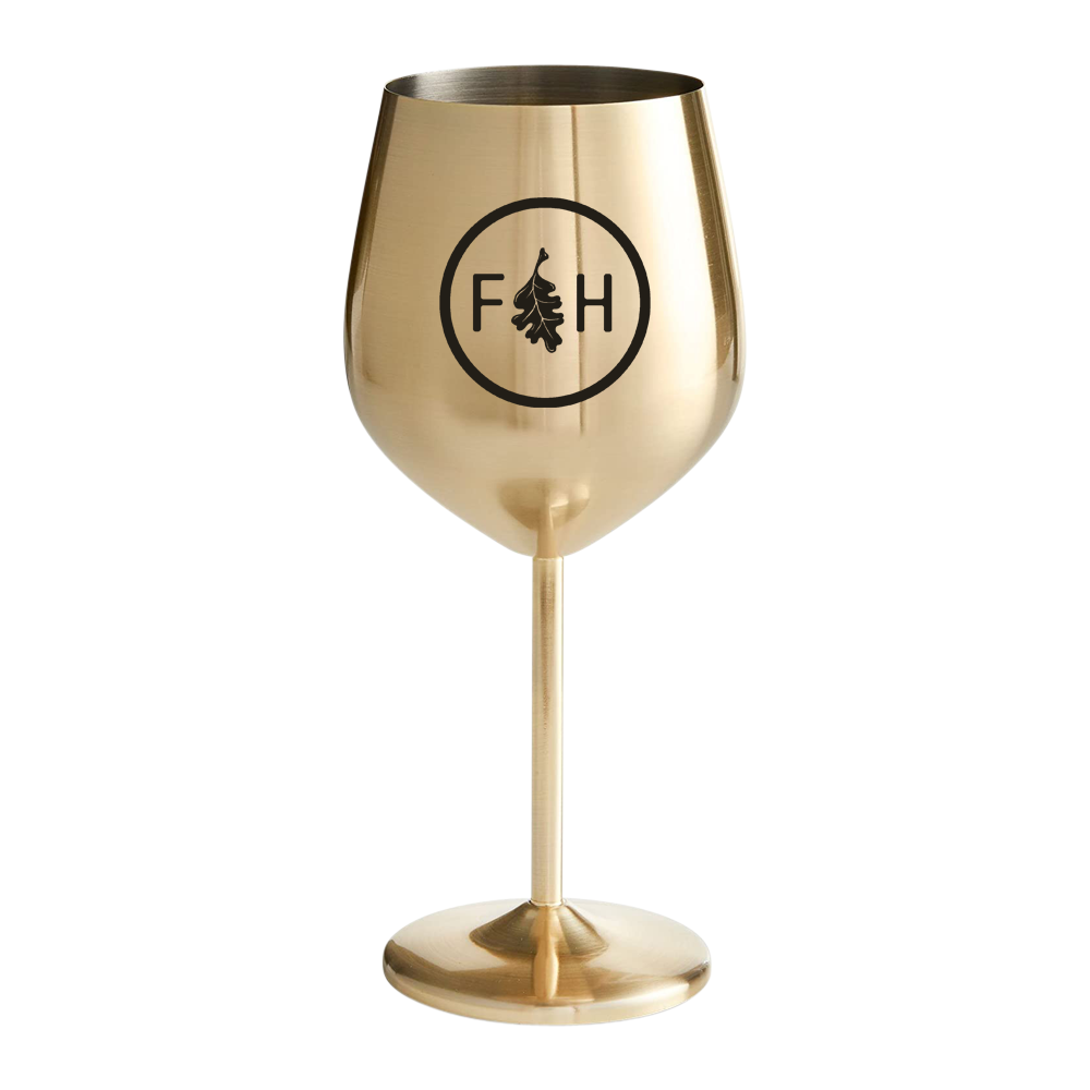 Stainless Steel Stemmed Wine Glass 13
