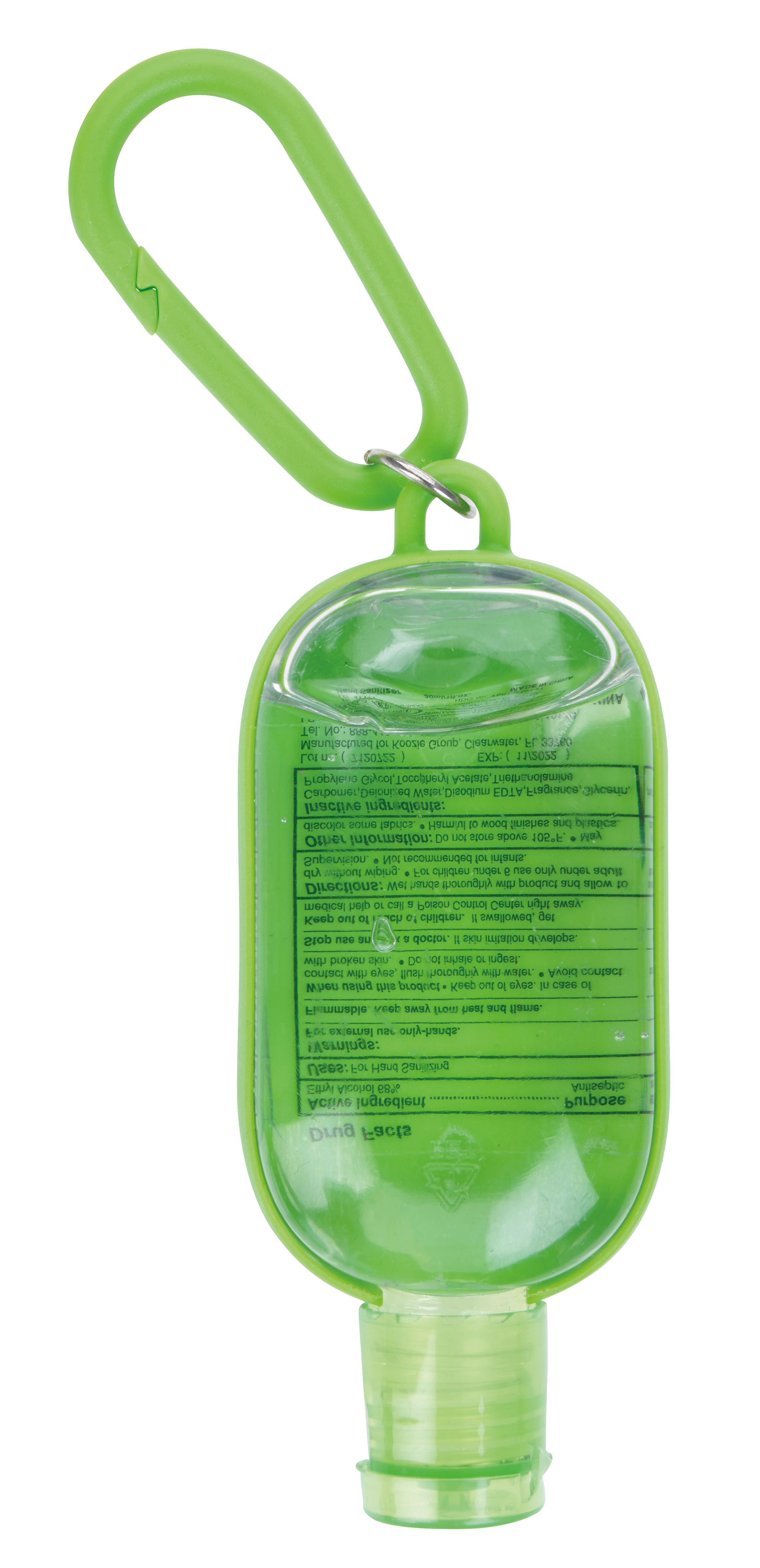 1 oz. Hand Sanitizer with Colorful Case and Carabiner 9