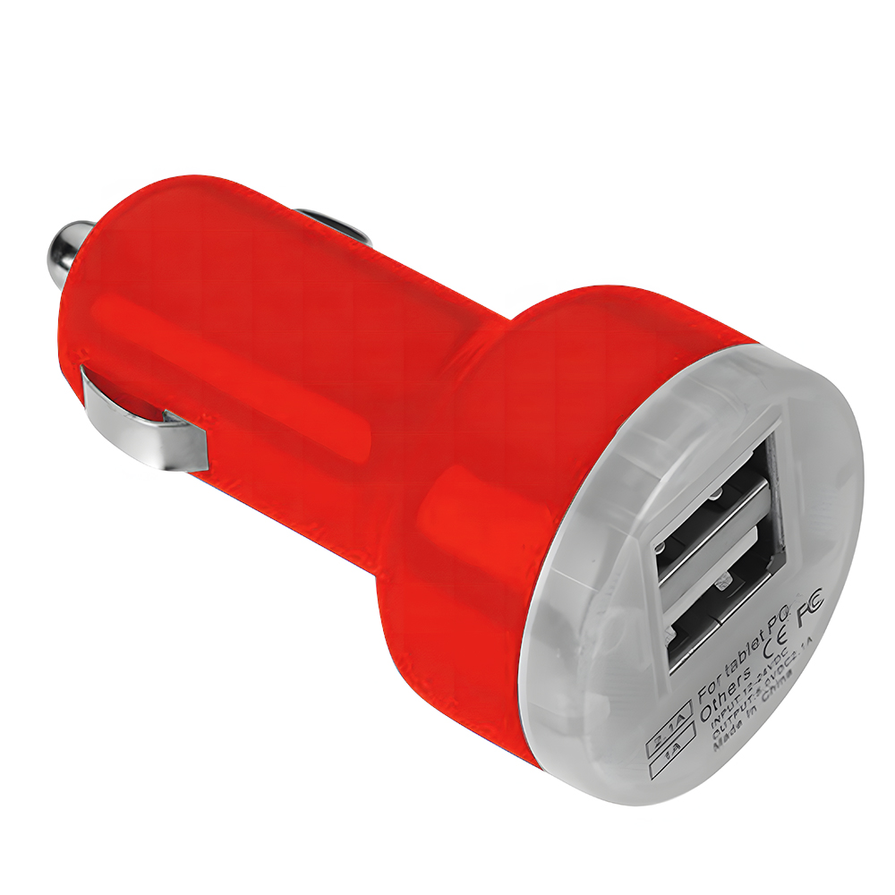 Dual USB Mini Car Charger 21