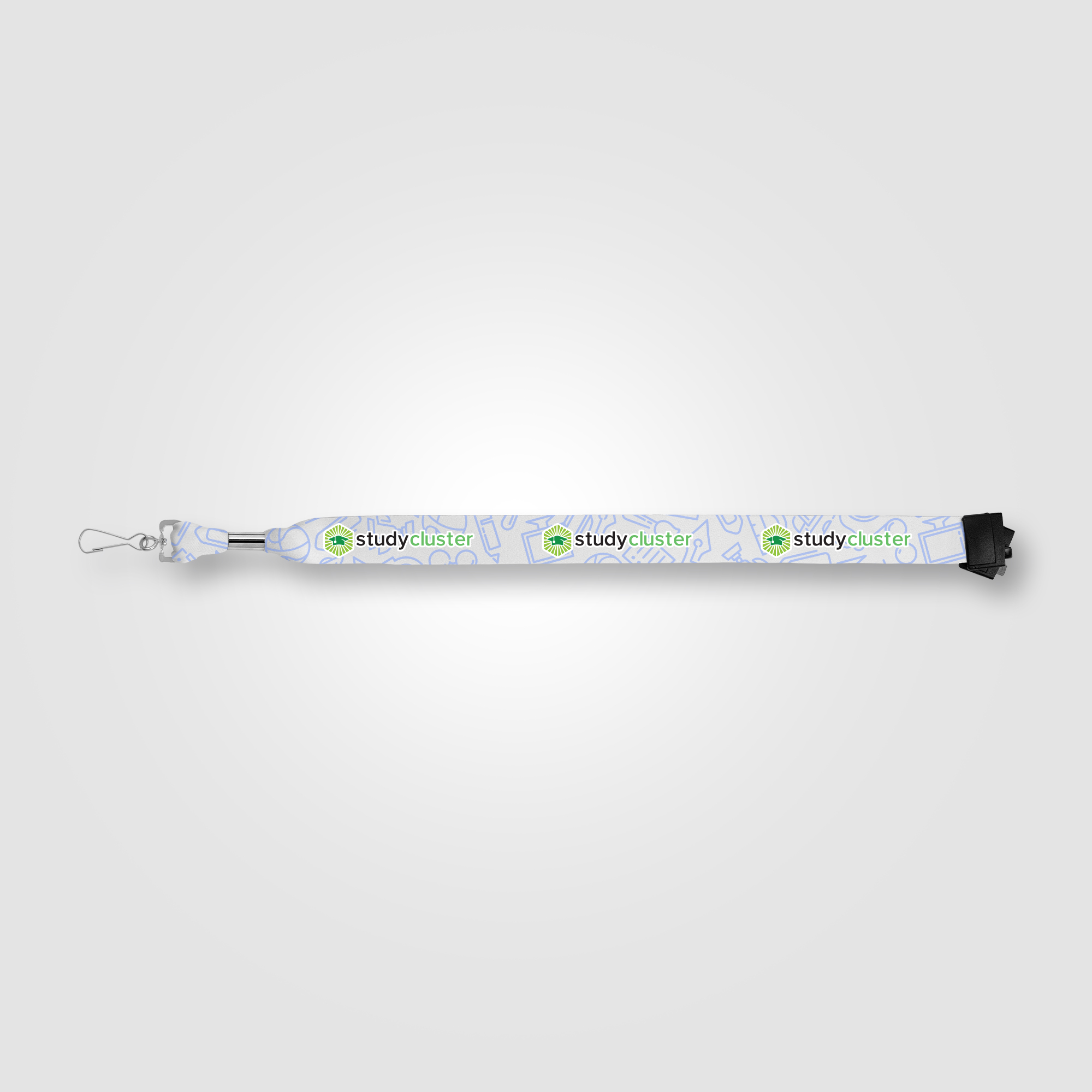 Orris rPET J Hook Breakaway Lanyard - 36" x 1" 12