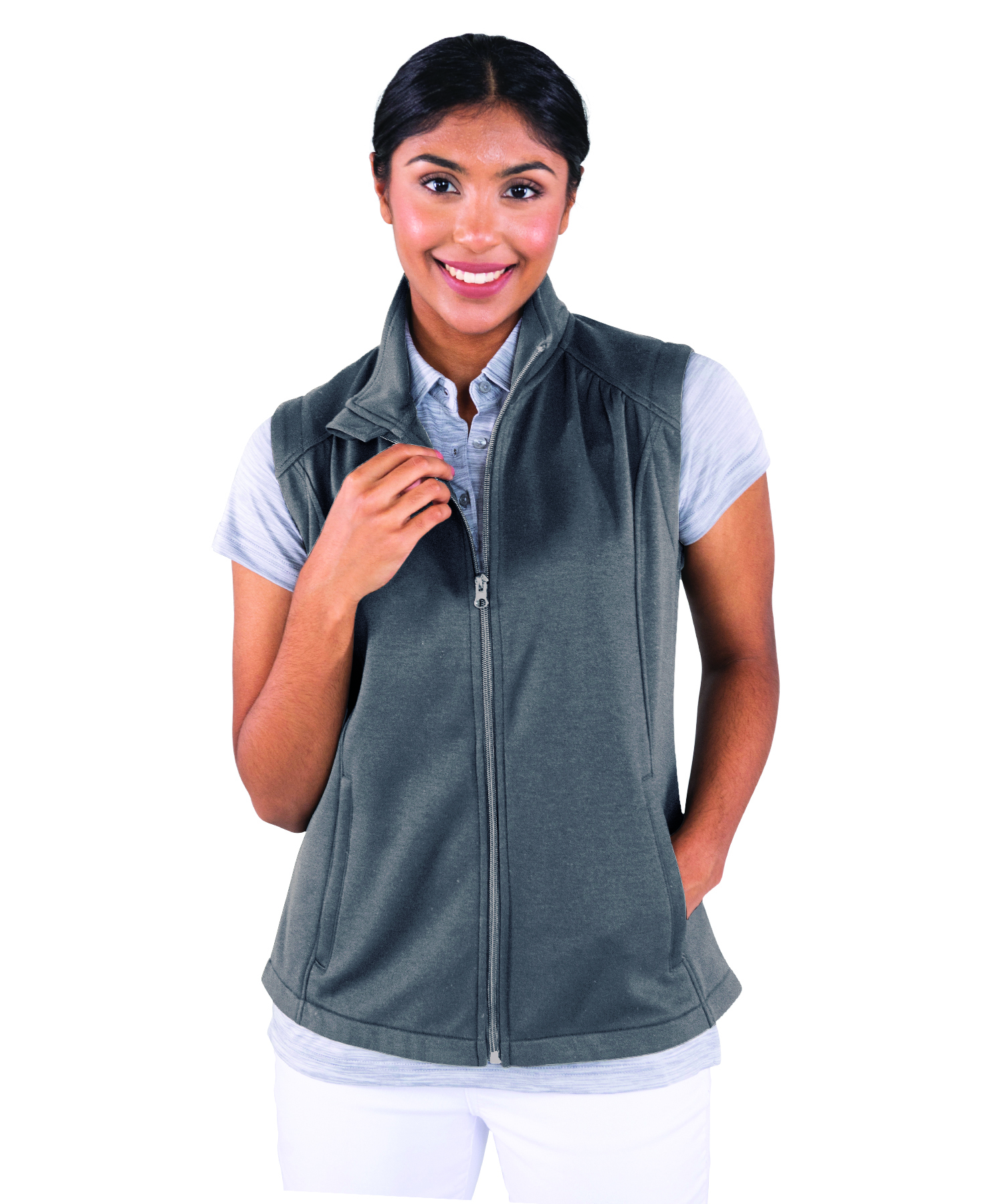 Women's Seaport Full Zip Performance Vest 50