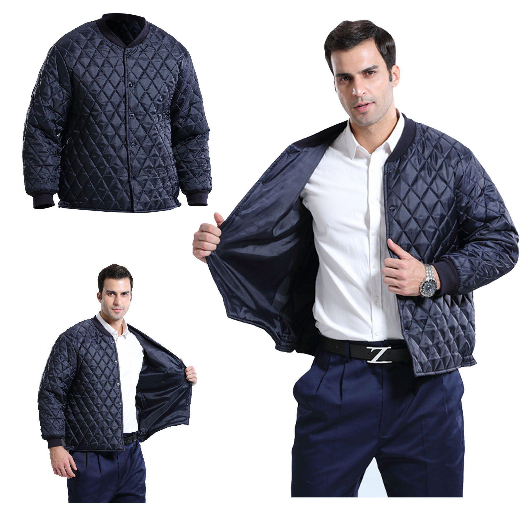 Winter Warm Diamond Quilted Jacket 2