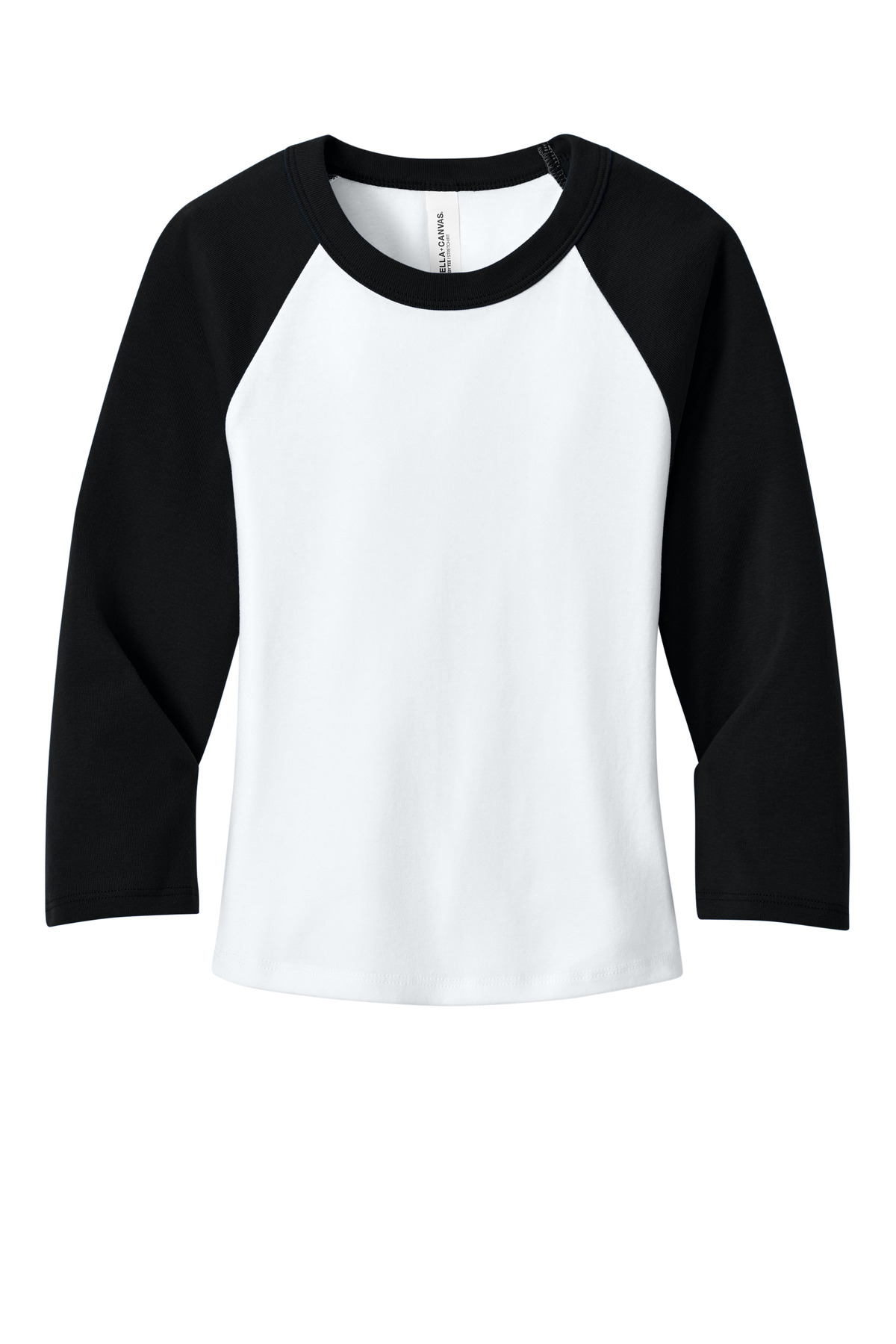BELLA+CANVAS Women's Micro Rib 3/4 Raglan Baby Tee BC1200 19