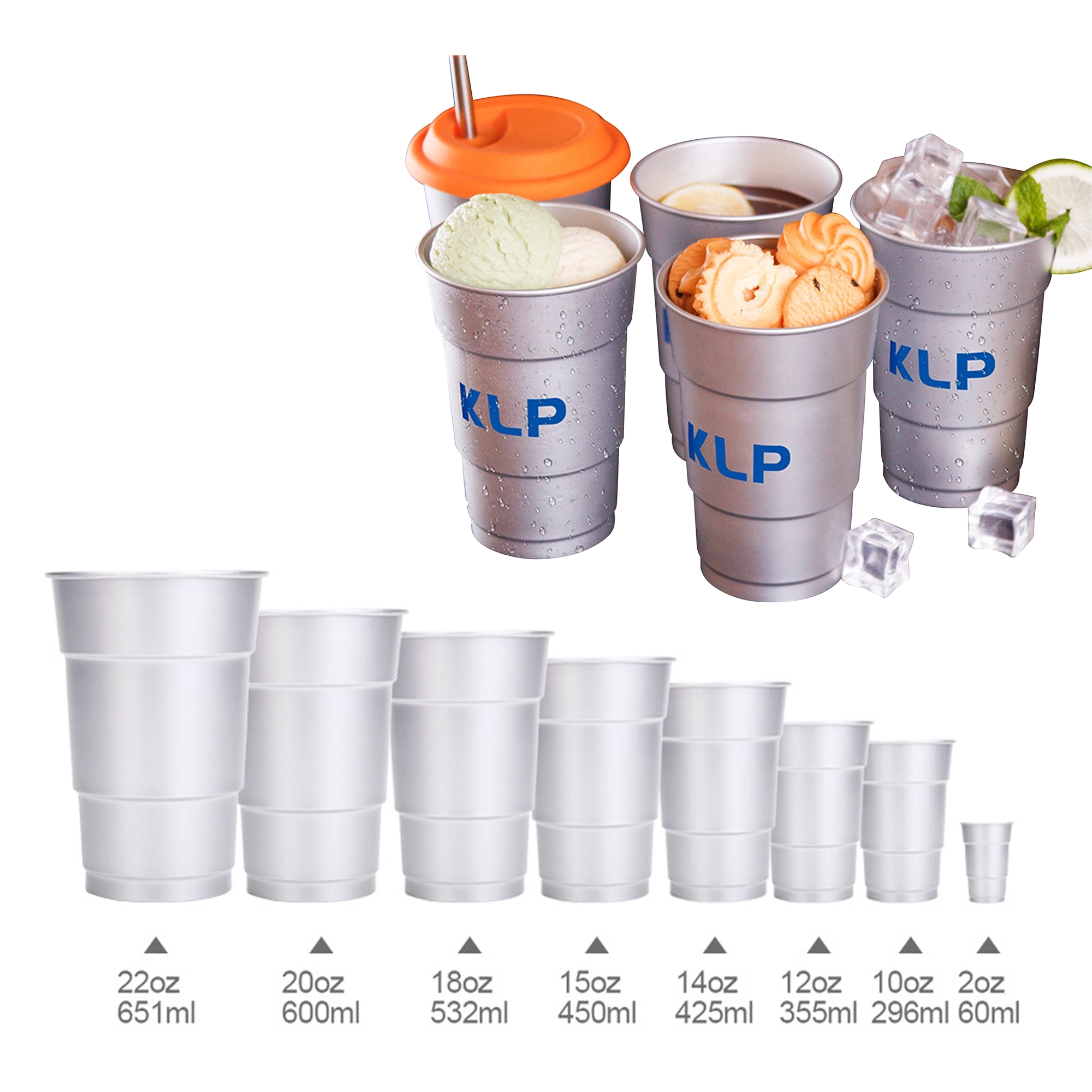 17oz Aluminum Drinking Cup 3