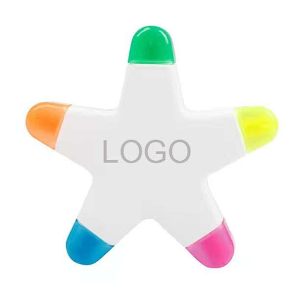 Star Shaped 5-in-1 Color Highlighter 1