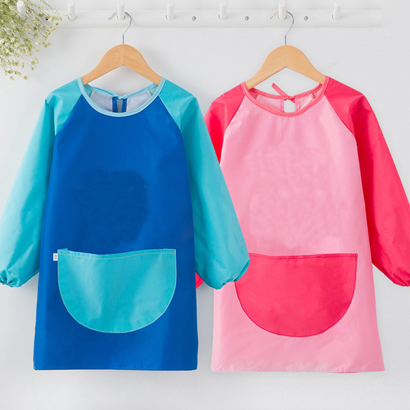 Waterproof Kids Long Sleeve Apron 2