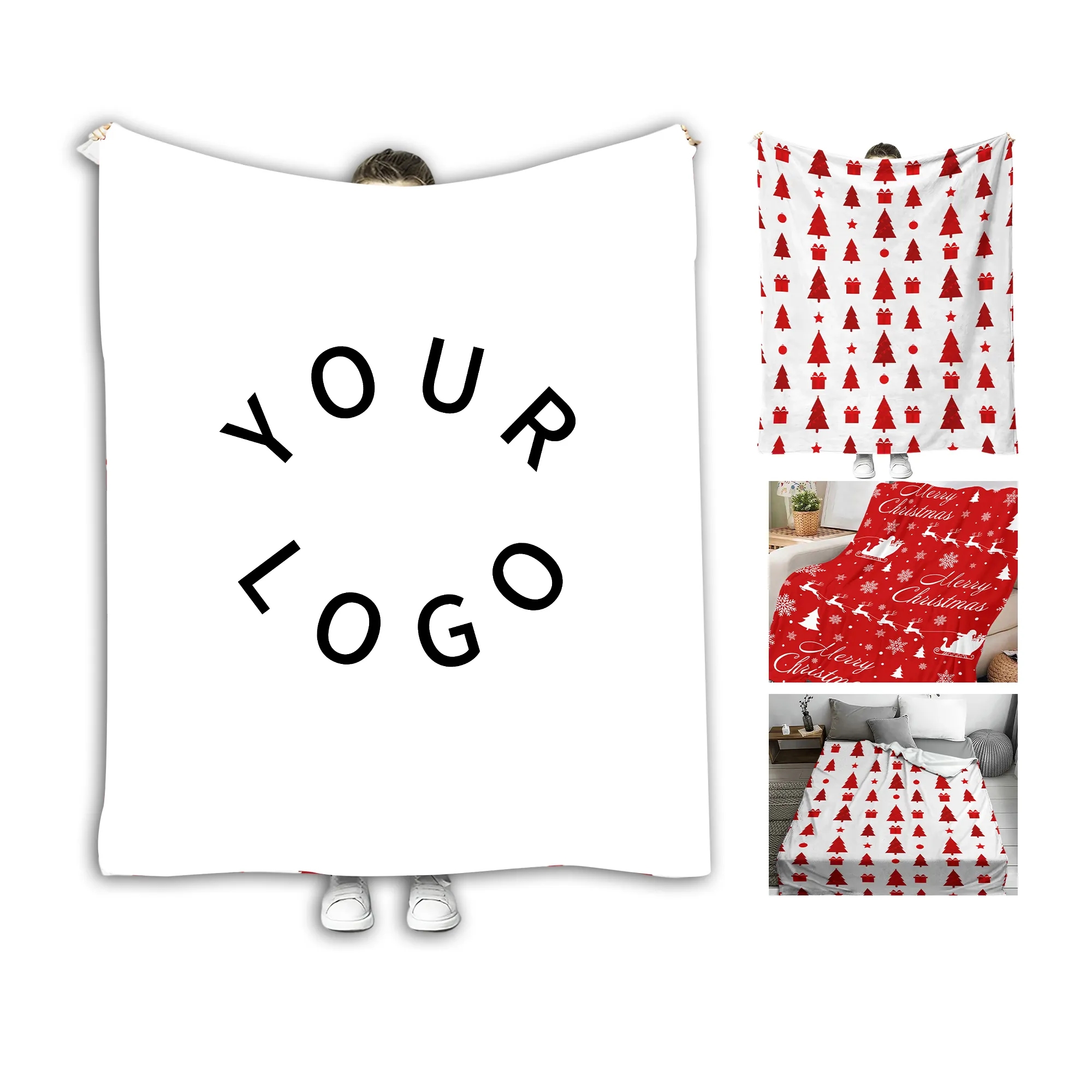 Flannel Blanket Christmas 1