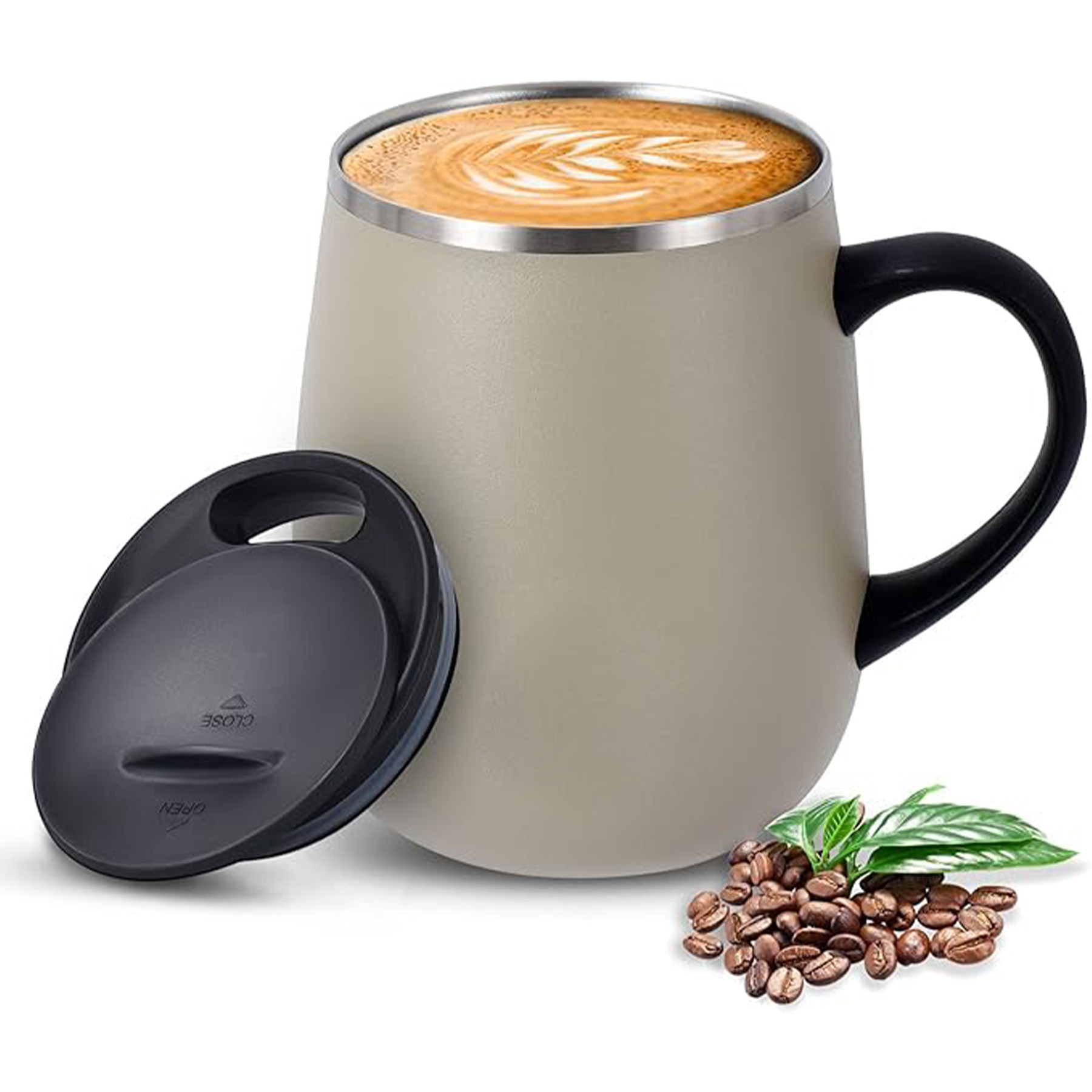16 Oz Insulated Coffee Mug 12