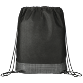 Crossweave Heat Sealed Drawstring Bag 29
