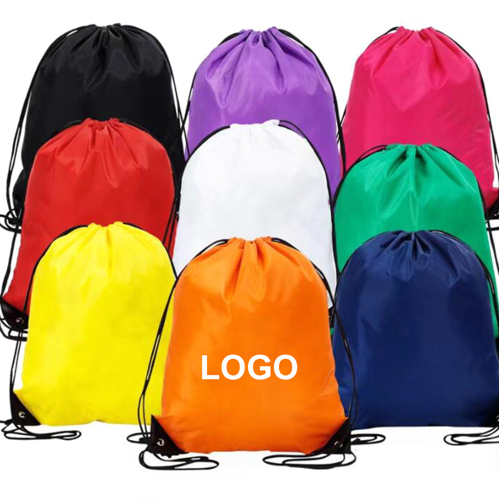 13" X 17" Polyester Drawstring Backpack 7