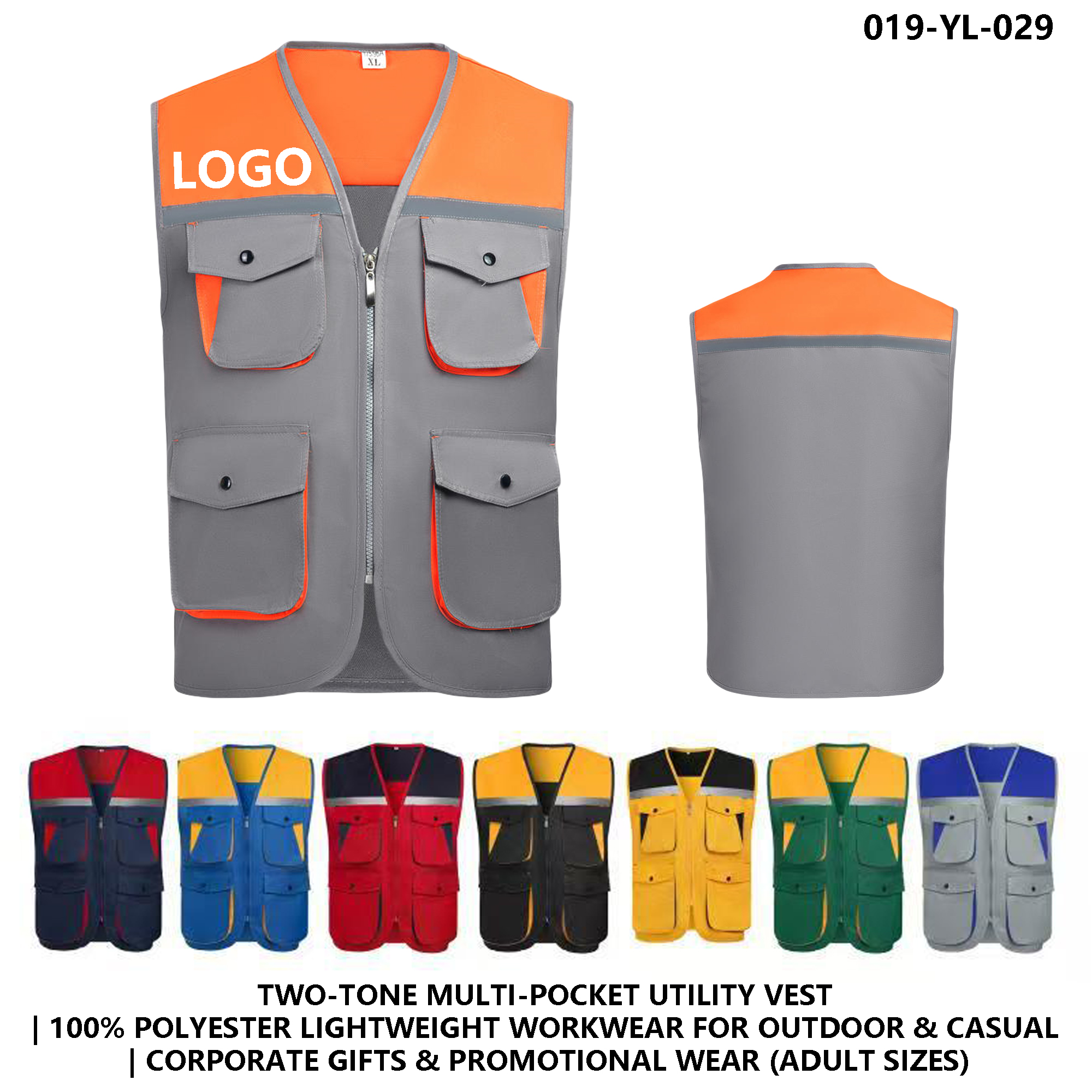 Lightweight Outdoor Vest - Multi-Pocket & Adjustable Fit 2