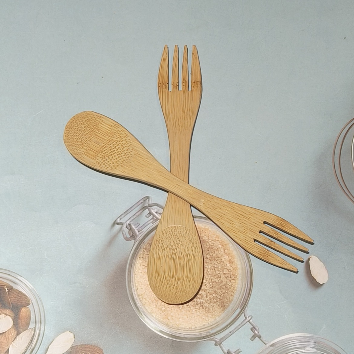 Eco-Friendly Bamboo Spork 2