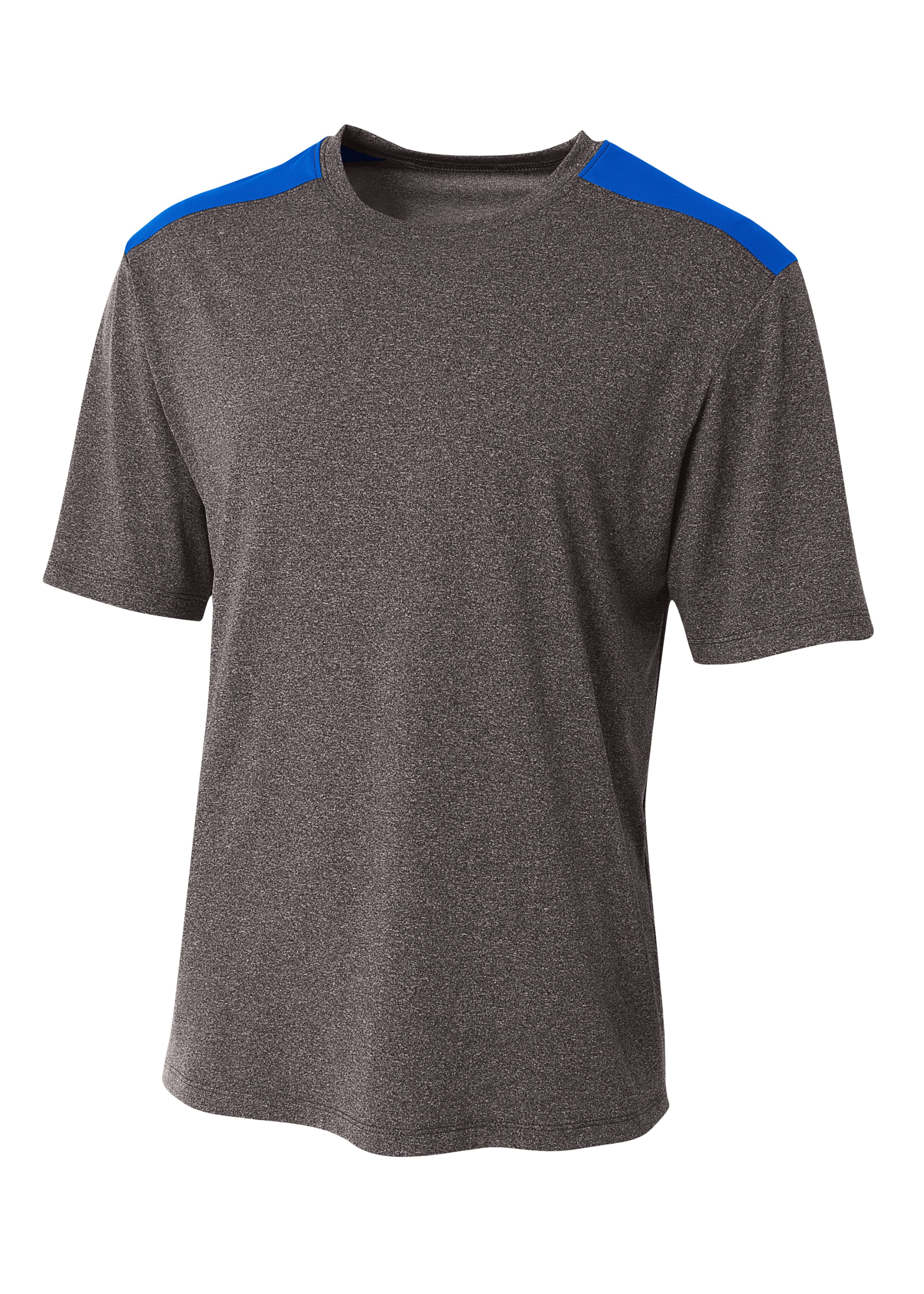 A4 Tourney Heather Short Sleeve Color Block 9