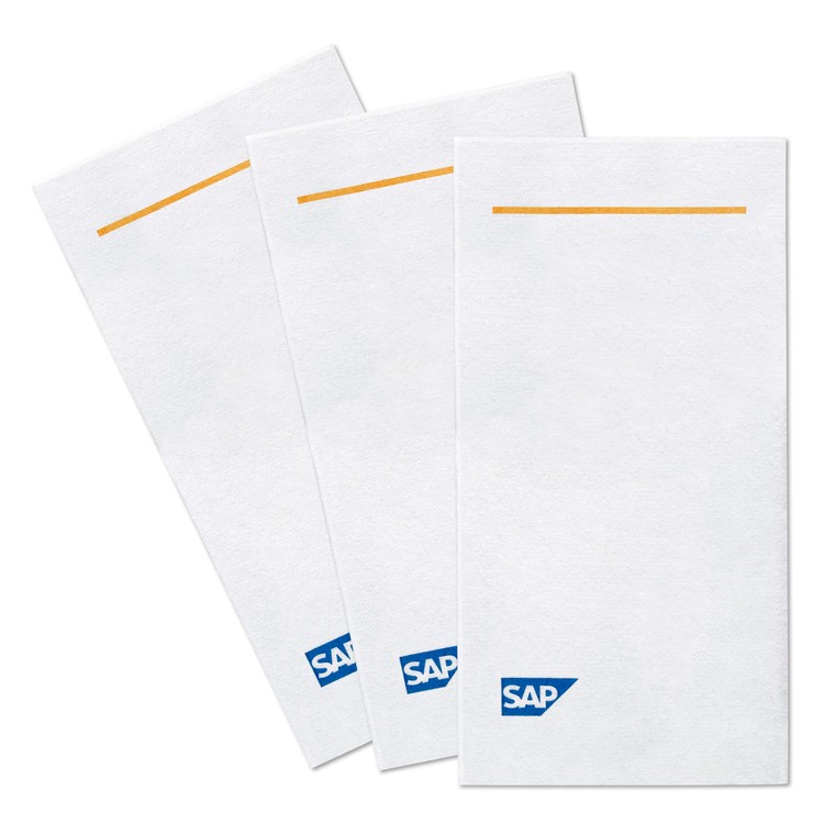 Linen-Feel™ White, Premium Dinner Napkin 2